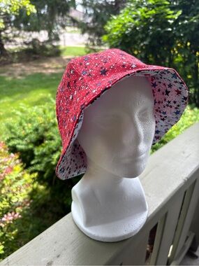 New Tulip Bucket Hat, Unisex, Reversible, Handmade
